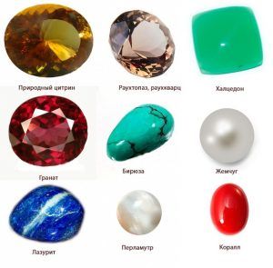 Красные драгоценные камни: список красных драгоценных и полудрагоценных камней