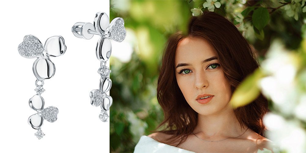 Серьги для зеленоглазых: самые красивые сочетания