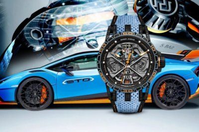 Часы Roger Dubuis в стиле Lamborghini Huracán STO