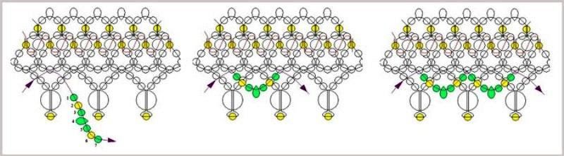 Огалала из бисера схема
