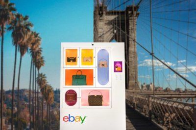 Кампания Ebay представил автомат с роскошными сумками