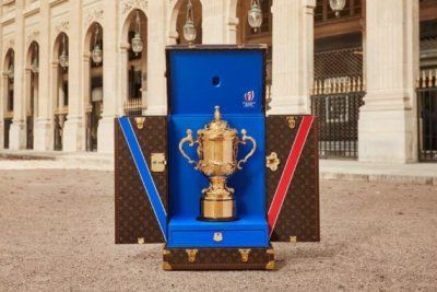 Louis Vuitton представляет сундук с трофеем Чемпионата мира по регби 2023 года