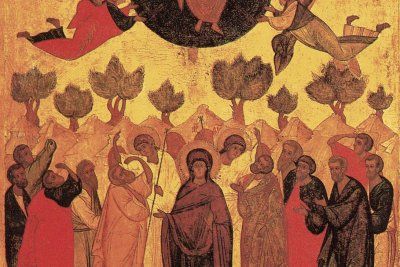 История и описание иконы Вознесение Господне