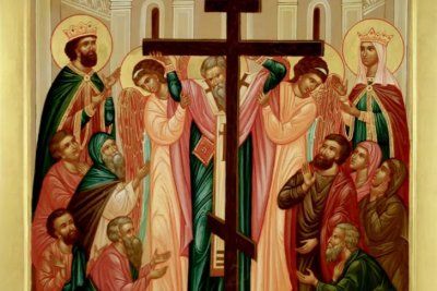 История и описание иконы Воздвижения Креста Господня
