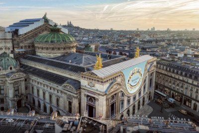 Tiffany & Co. преображает фасады оперы Гарнье в Париже