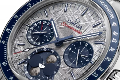 Omega Speedmaster Moonphase Meteorite: часы, которые рассказывают историю Вселенной 