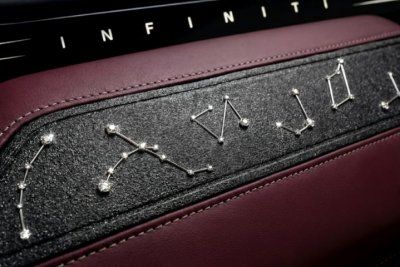 Созвездия на приборной панели Infiniti