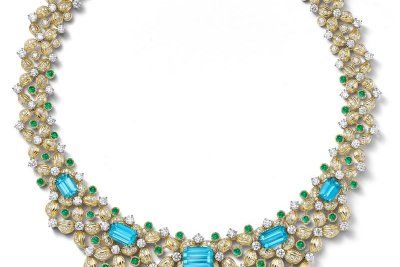 Tiffany & Co. воспевает красоту природы в колье Daisy Blue Zircon